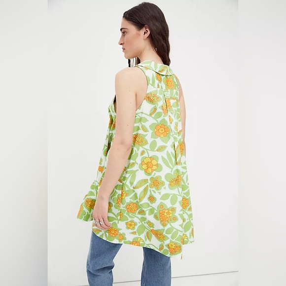 Free People Green and Yellow Floral Dress - Picture 2 of 6